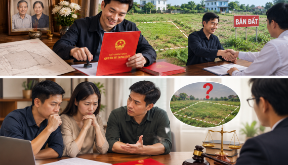ĐẤT ÔNG CHA ĐỂ LẠI BỊ ANH CẢ TỰ Ý LÀM SỔ ĐỎ RỒI BÁN SẠCH: CÓ ĐÒI ĐƯỢC KHÔNG ?